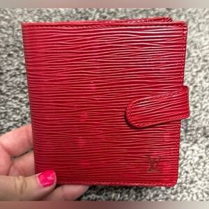 Louis Vuitton epi compact wallet